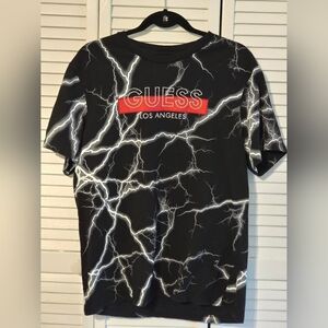 Guess Los Angeles Lightning Graphic T-Shirt – Size XL Mens